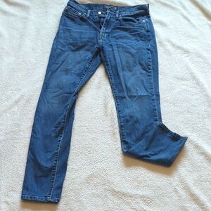 Abercrombie & Fitch Blue Straight Leg Jeans